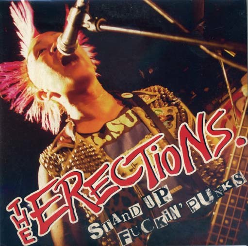 Erection (The): Stand up fuckin' punks EP (blue splatter)