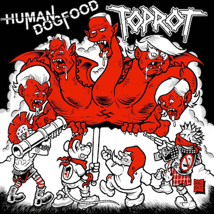 Human Dog Food/Toprot : Split LP